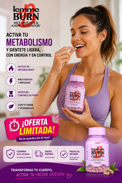 🔥 COMBO TRANSFORMACIÓN TOTAL: LEMME BURN + DEOS ORIGINALES.