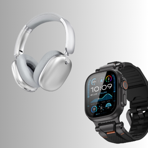 Tecnología Doble: Música y Control en tu Muñeca (Audífonos + Reloj P9 ULTRA 2 + 2 correas)