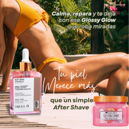 2x1!  Truly After Shave Woman,  ( gratis Exfoliante Tree Hut.)