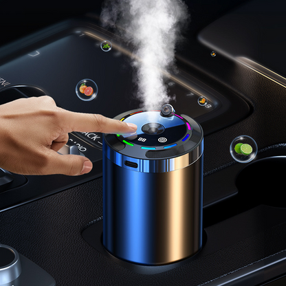 Ambientador inteligente para automóvil | 3 modos ajustables, luces de sincronización de música RGB, encendido/apagado automático.