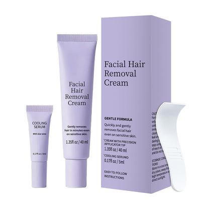 🌸 Piel Suave y Sin Vello en Minutos con Nuestra Crema Depilatoria Facial ✨
