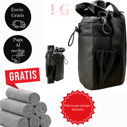 Bolsa magnetica unisex para el Gym | Comodidad al entrenar sin cargas innecesarias | Gratis toalla micro fibra para el gym
