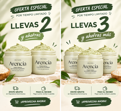 Limpiador Facial Mochi de Arroz — Piel Limpia, Suave y Fresca en Segundos