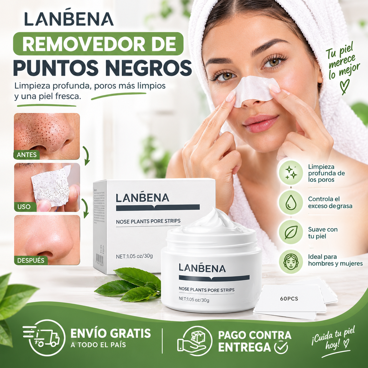 Una limpieza facial profunda, sin salir de casa