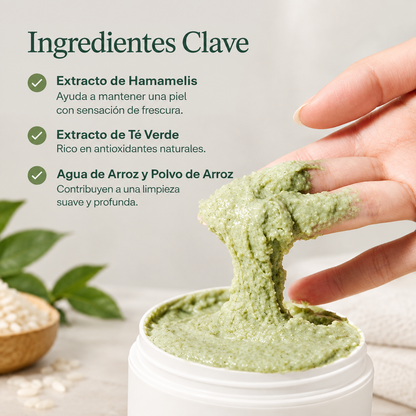 Limpiador Facial Mochi de Arroz — Piel Limpia, Suave y Fresca en Segundos