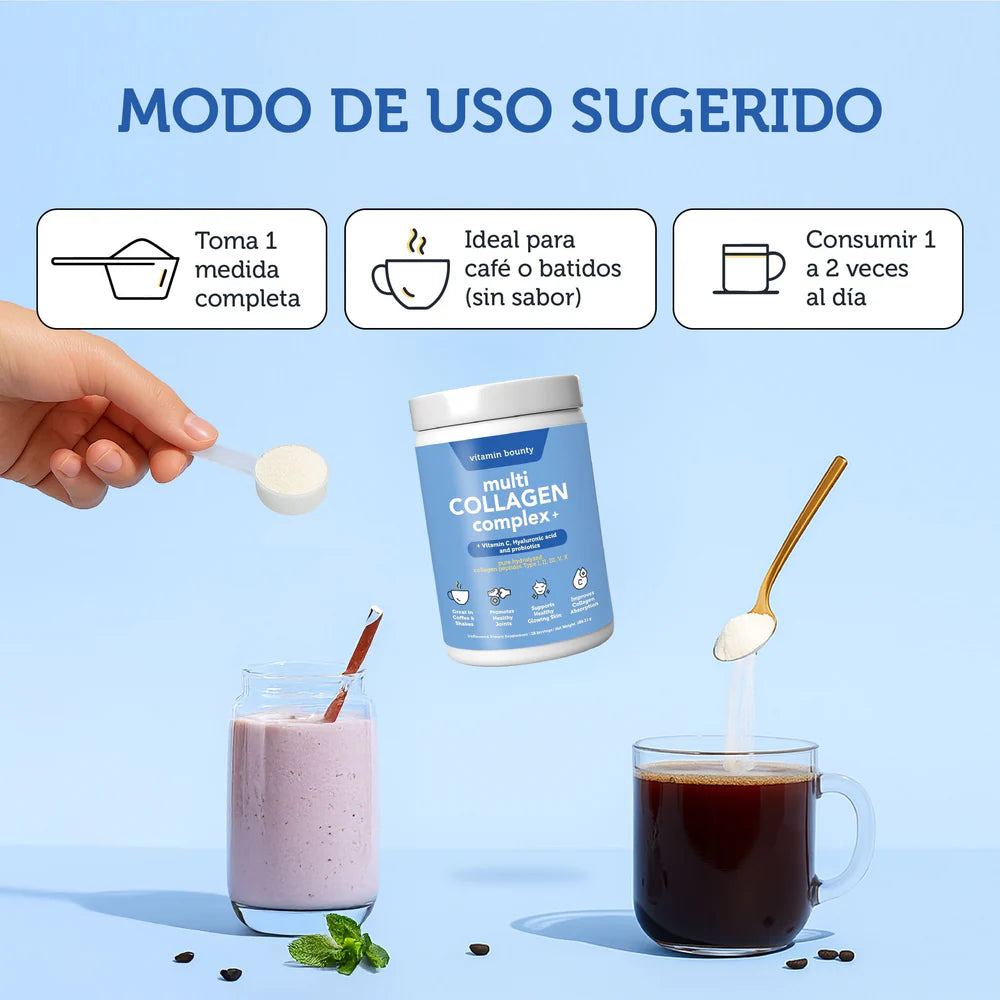Multi Collagen Complex Plus para el apoyo diario de la salud femenina ✨