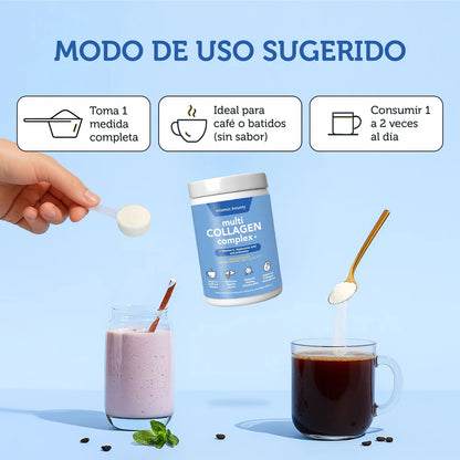 Multi Collagen Complex Plus para el apoyo diario de la salud femenina ✨