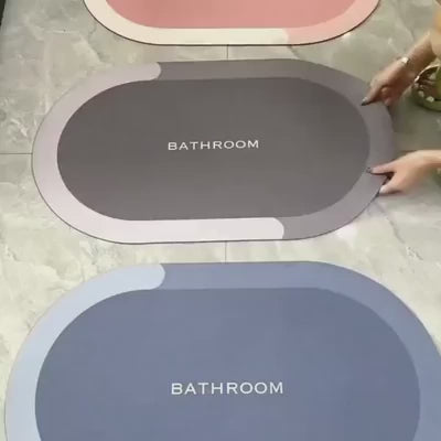 HOME BATH MAT , Alfombra de baño antideslizante y secado rapido!
